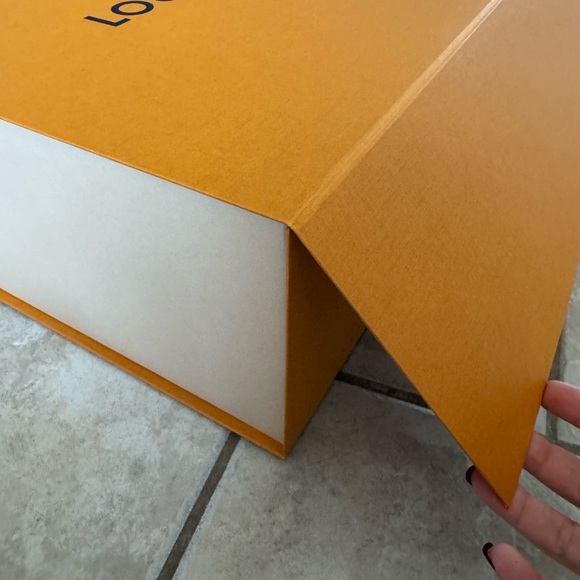 Louis Vuitton Orange Storage Box and Bag - Picture 4 of 10